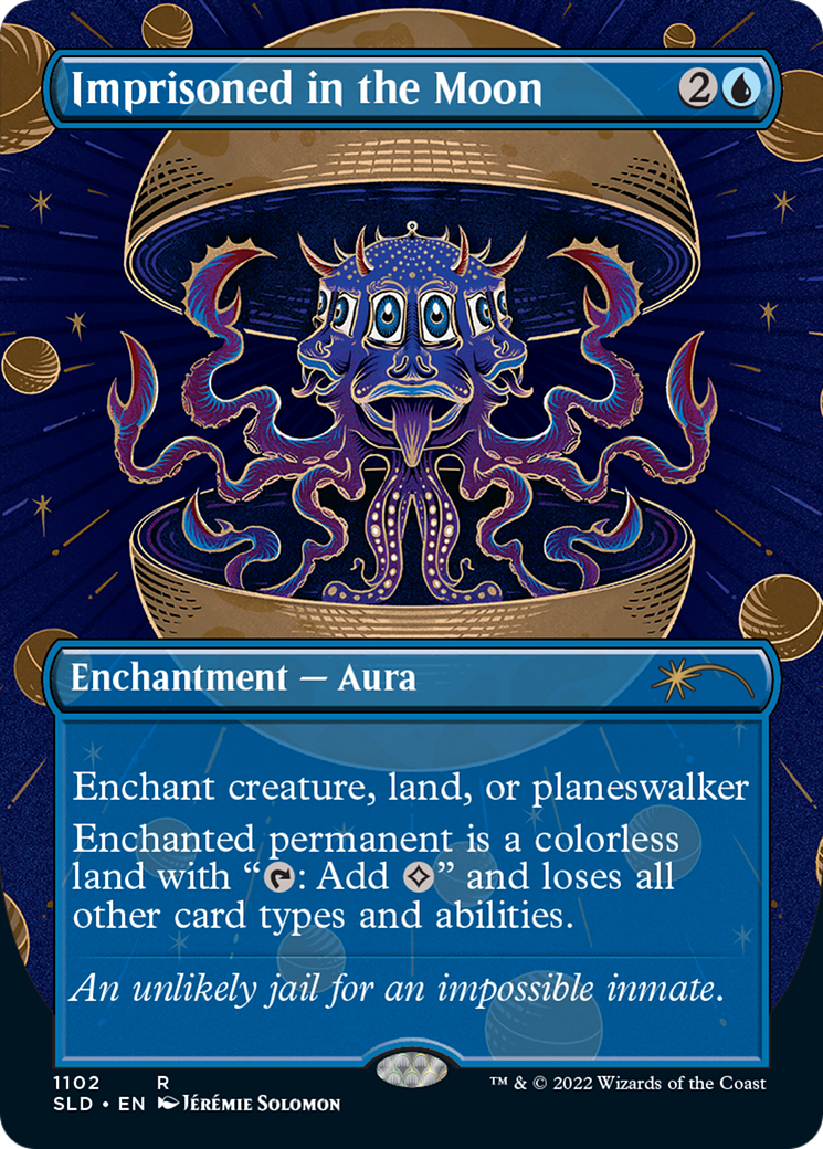 Imprisoned in the Moon (SLD-1102) [Secret Lair Drop] (Borderless) Foil