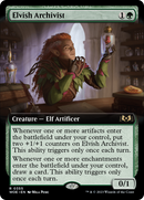Elvish Archivist (WOE-355) [Wilds of Eldraine]: (Extended Art) Foil