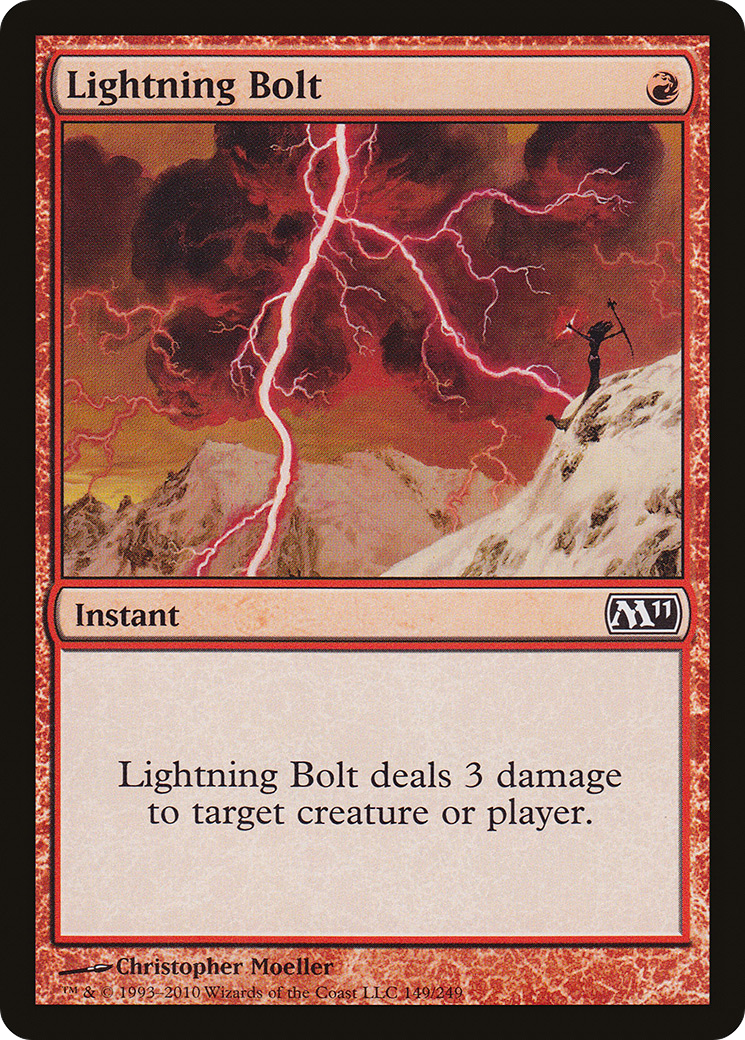 Lightning Bolt (M11-149) [Magic 2011]