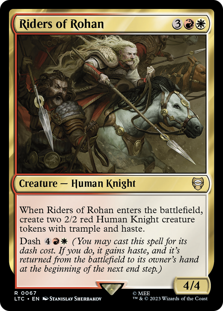 Riders of Rohan (LTC-067) [Tales of Middle-earth Commander] Foil