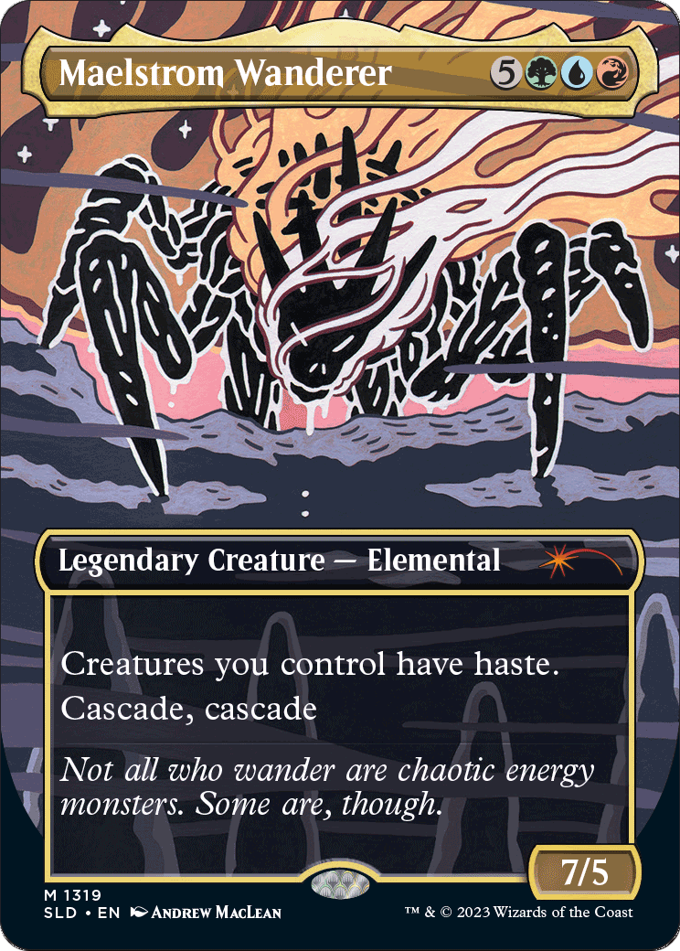 Maelstrom Wanderer (SLD-1319) (Borderless) [Secret Lair Drop]