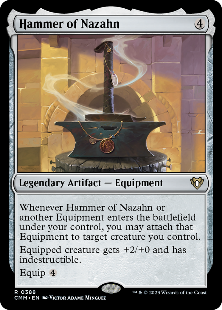 Hammer of Nazahn (CMM-388) [Commander Masters]