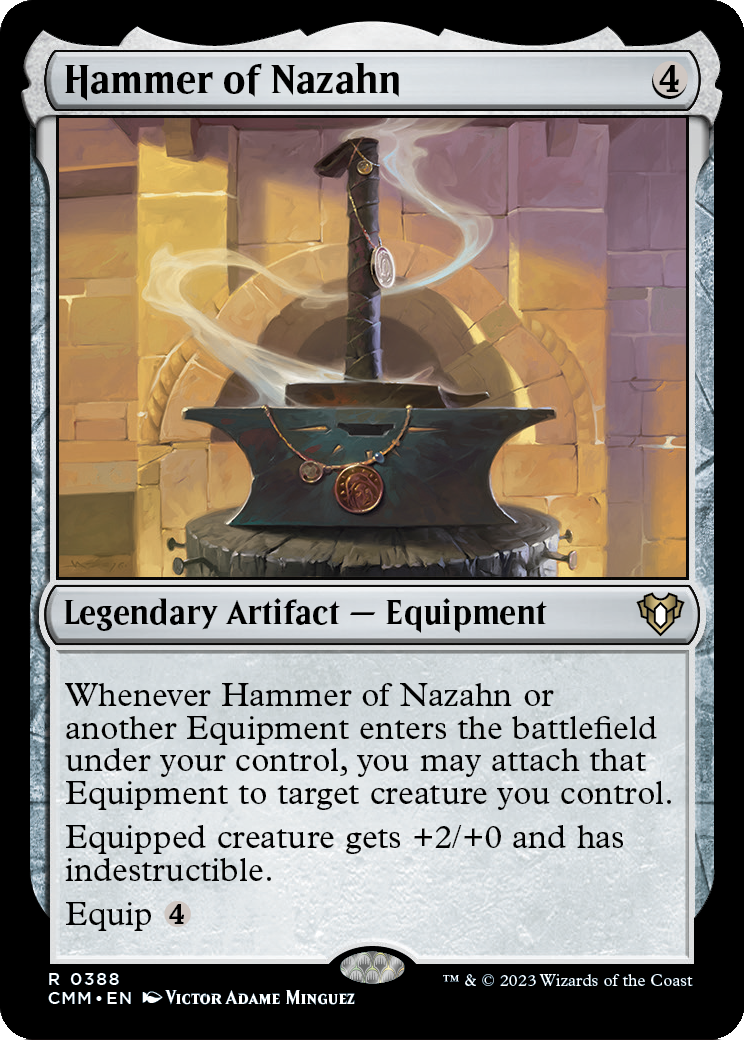 Hammer of Nazahn (CMM-388) [Commander Masters]