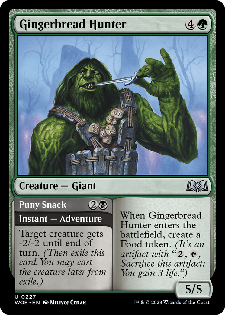 Gingerbread Hunter // Puny Snack (WOE-227) [Wilds of Eldraine]