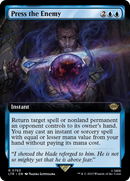Press the Enemy (Extended Art) (Surge Foil) (LTR-763) [The Lord of the Rings: Tales of Middle-earth] Foil