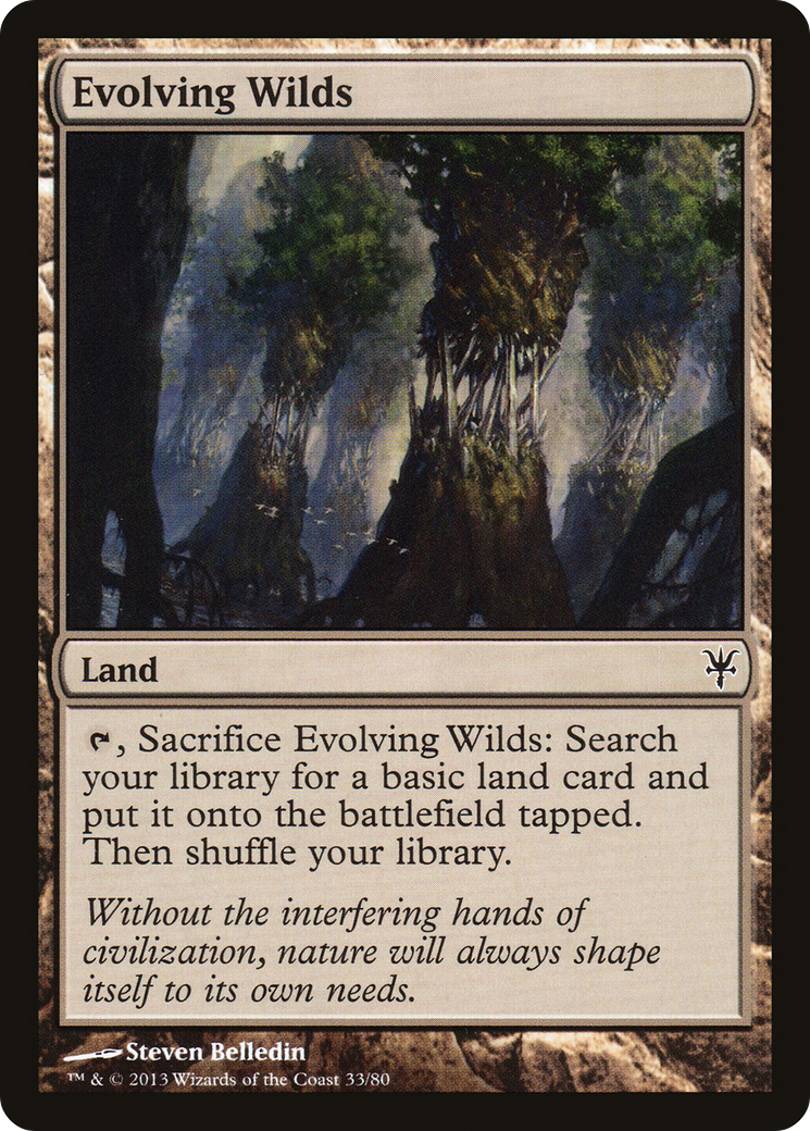 Evolving Wilds (DDK-033) [Duel Decks: Sorin vs. Tibalt]