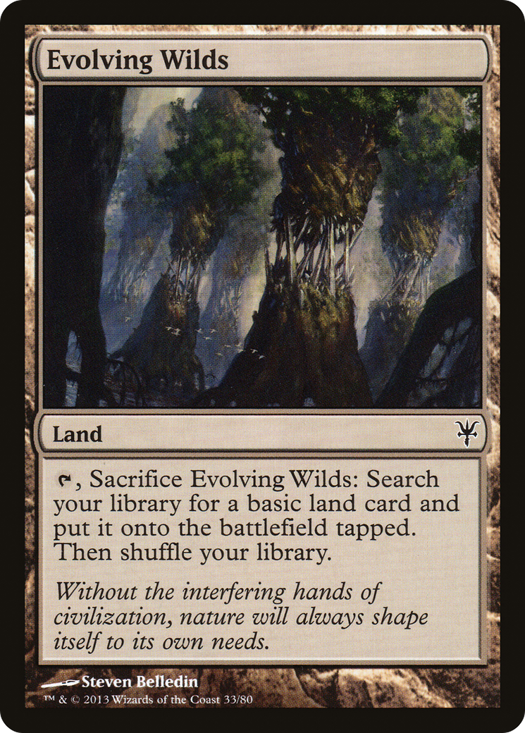 Evolving Wilds (DDK-033) [Duel Decks: Sorin vs. Tibalt]