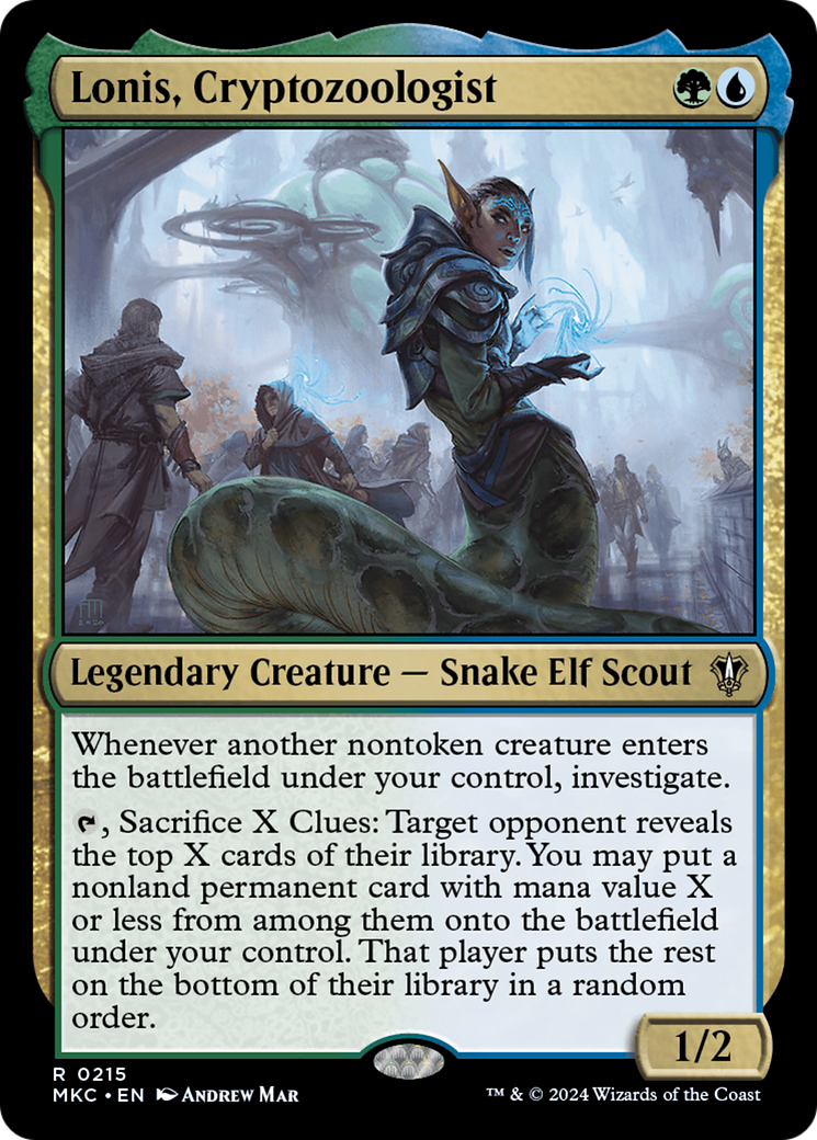 Lonis, Cryptozoologist (MKC-215) [Murders at Karlov Manor Commander]