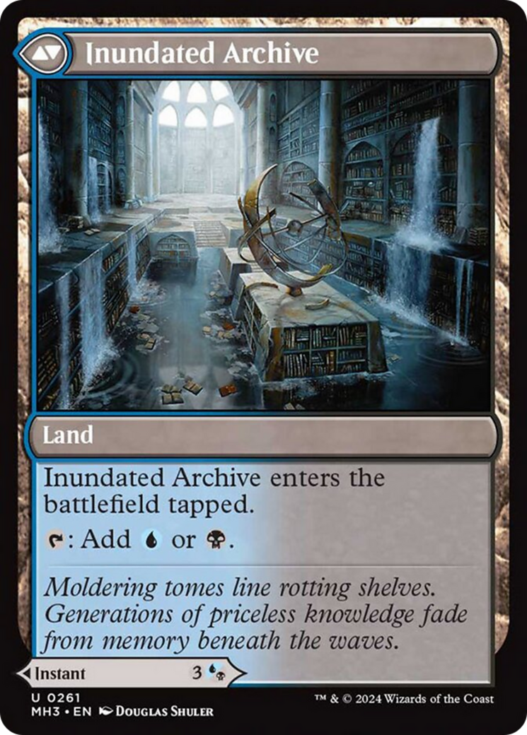 Waterlogged Teachings // Inundated Archive (MH3-261) [Modern Horizons 3]