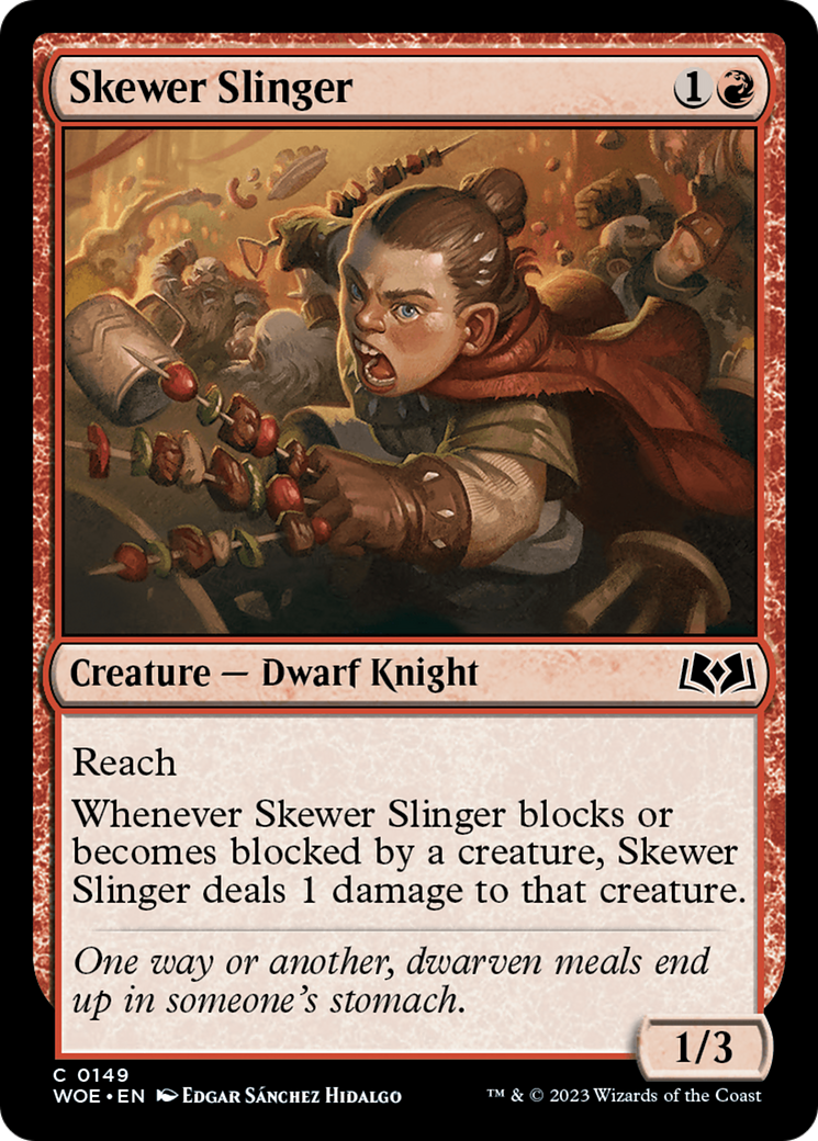 Skewer Slinger (WOE-149) [Wilds of Eldraine]