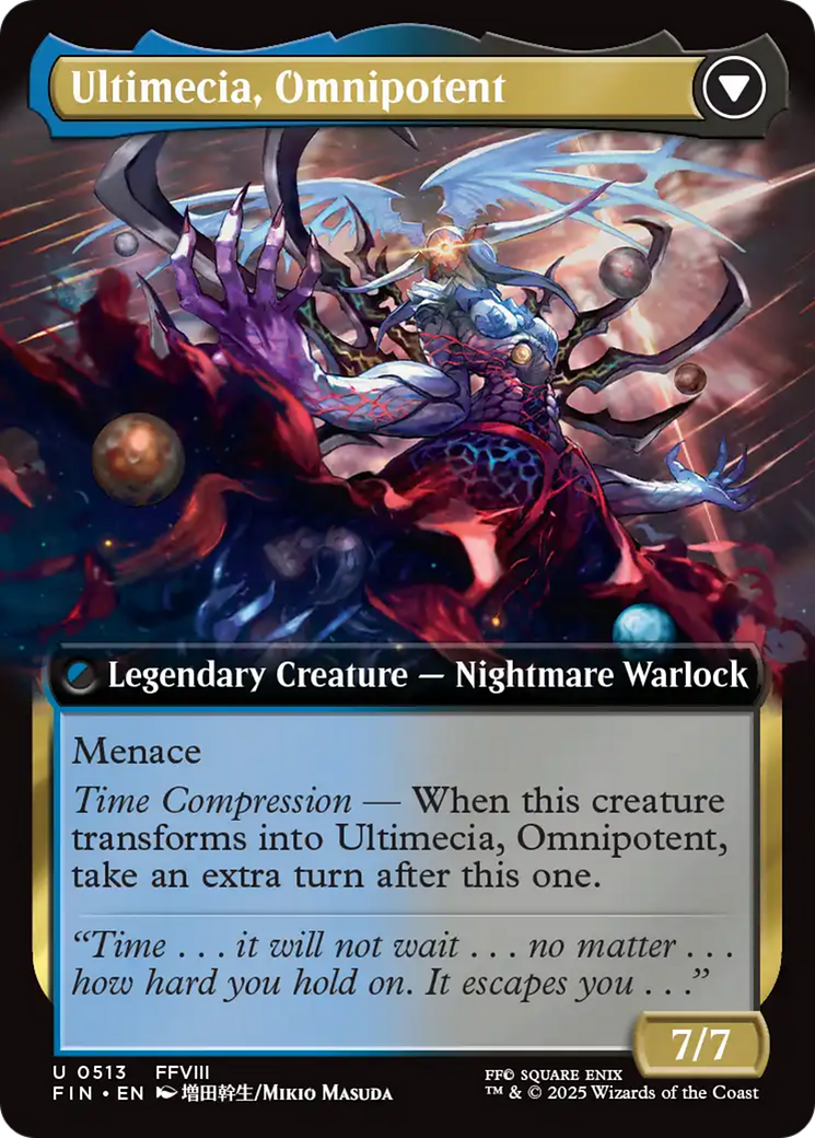 Ultimecia, Time Sorceress (Extended Art) (FIN-513) [FINAL FANTASY]: (Extended Art)