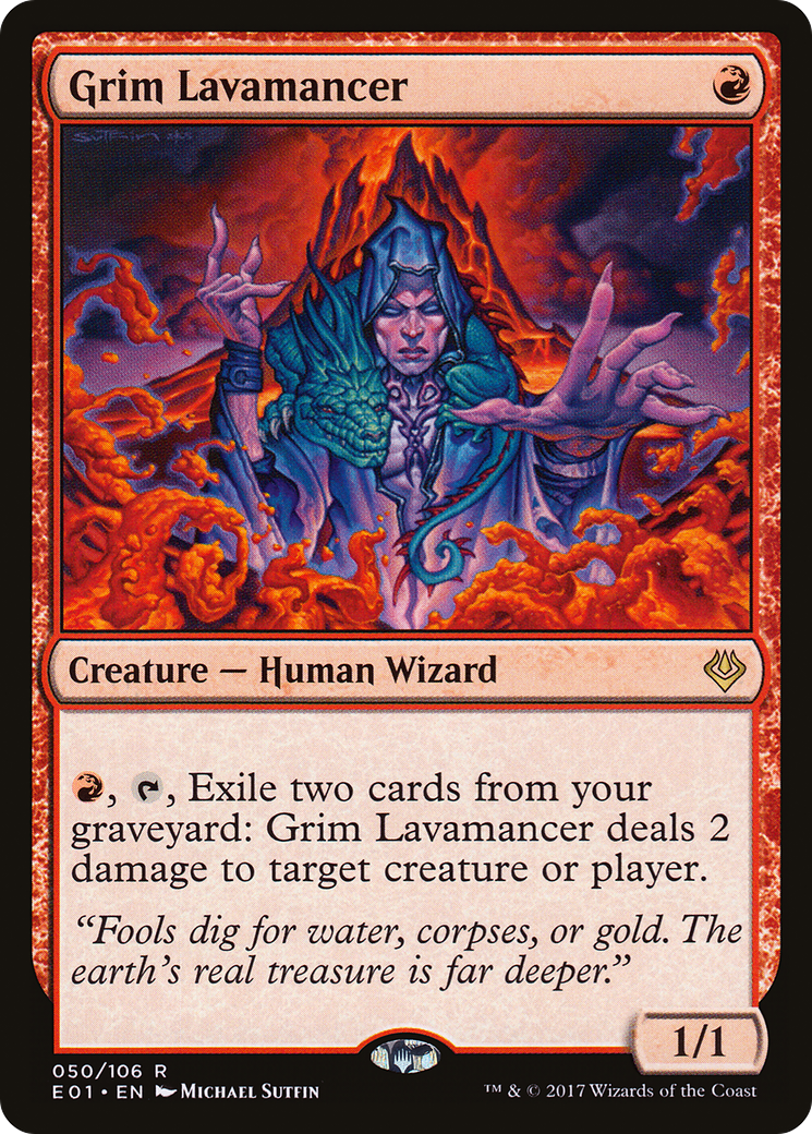 Grim Lavamancer (AC2-050) [Archenemy: Nicol Bolas]