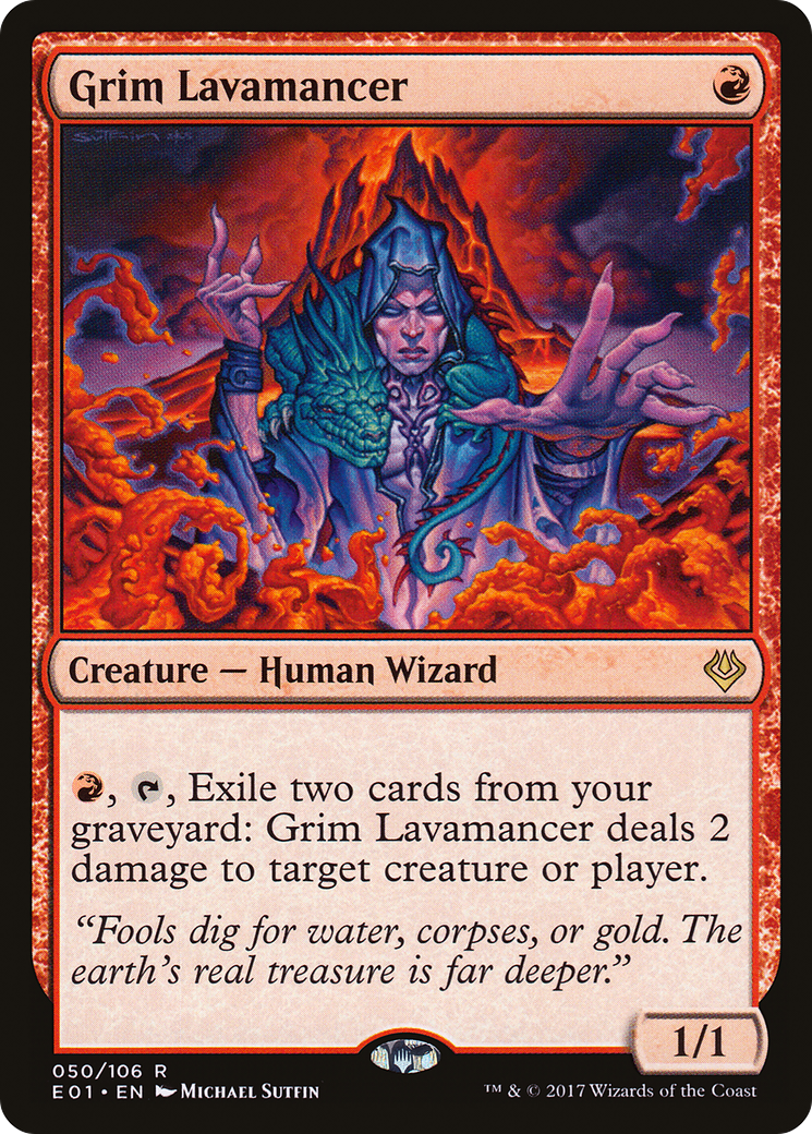Grim Lavamancer (AC2-050) [Archenemy: Nicol Bolas]