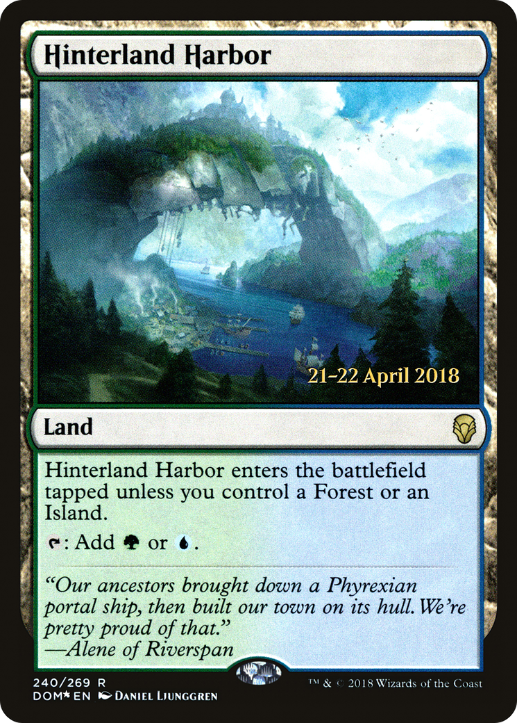 Hinterland Harbor (PRE-240S) [Dominaria Promos] Foil