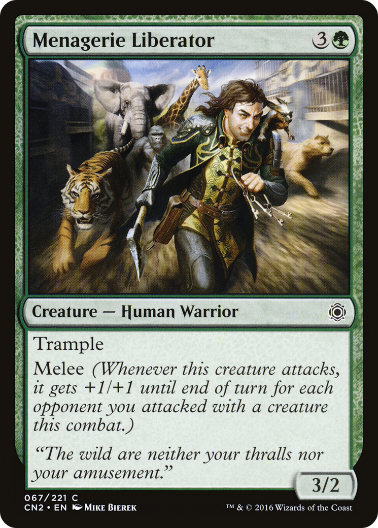 Menagerie Liberator (CN2-067) [Conspiracy: Take the Crown]