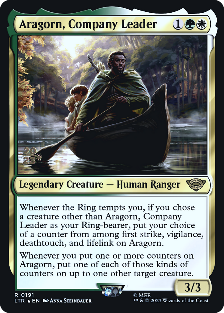 Aragorn, Company Leader (PRE-191S) [Tales of Middle-earth Promos] Foil