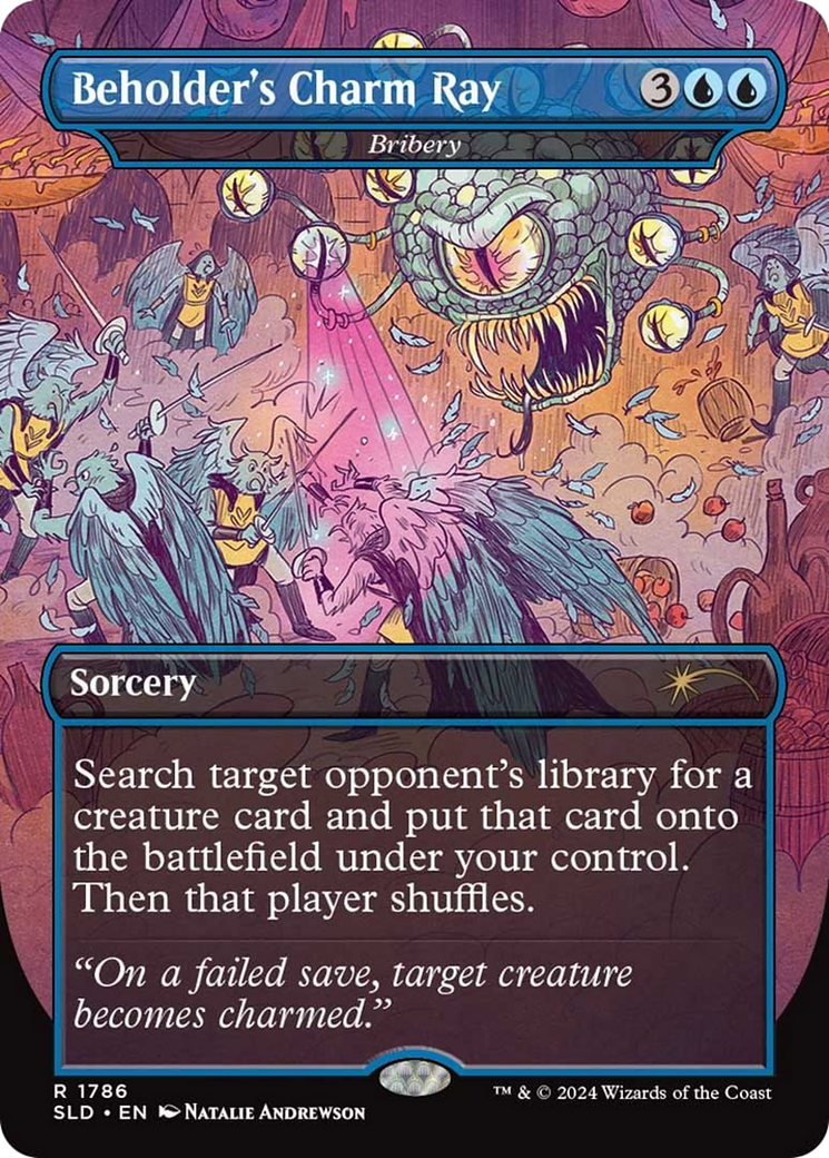 Bribery (SLD-1786) (Borderless) [Secret Lair Drop]