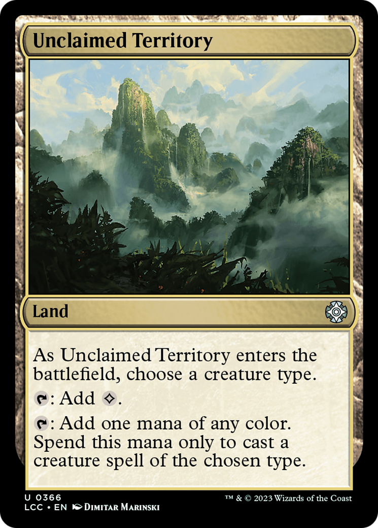 Unclaimed Territory (LCC-366) [The Lost Caverns of Ixalan Commander]