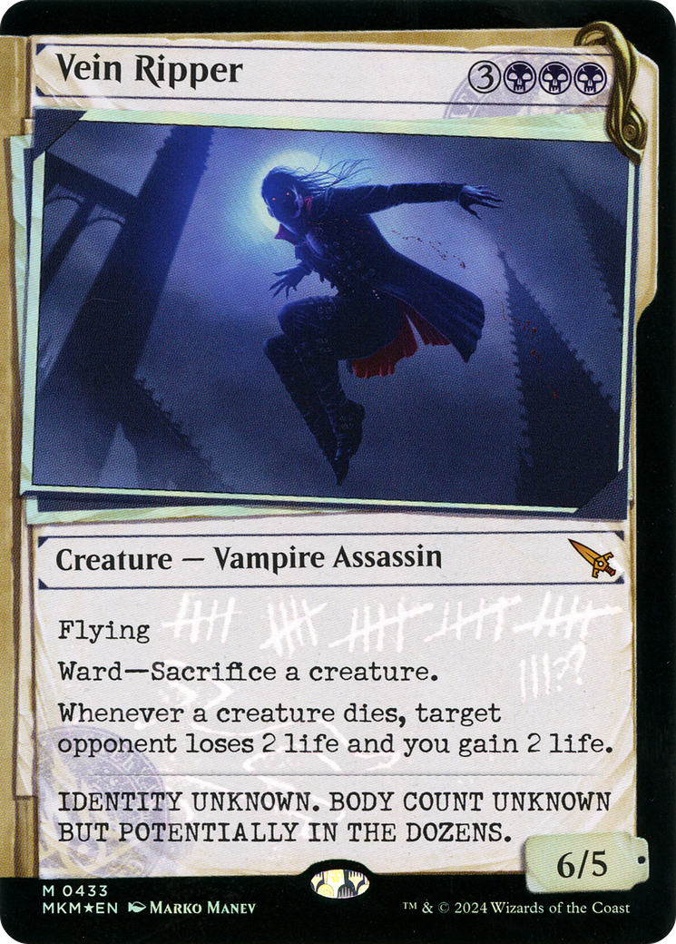 Vein Ripper (MKM-433) [Murders at Karlov Manor]: (Showcase) Foil