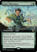 Giant Inheritance (WOC-053) [Wilds of Eldraine Commander]: (Extended Art)