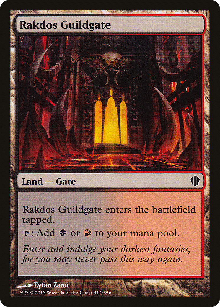 Rakdos Guildgate (C13-314) [Commander 2013]