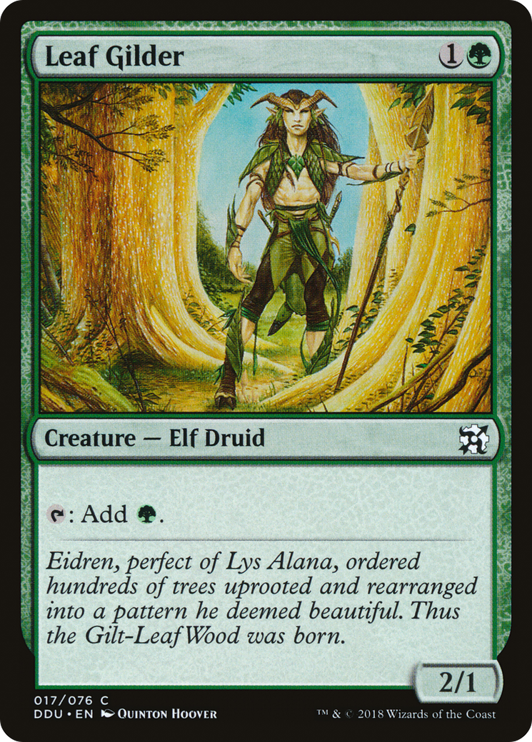 Leaf Gilder (DDU-017) [Duel Decks: Elves vs. Inventors]