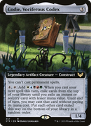 Codie, Vociferous Codex (STX-357) [Strixhaven: School of Mages]: (Extended Art) Foil