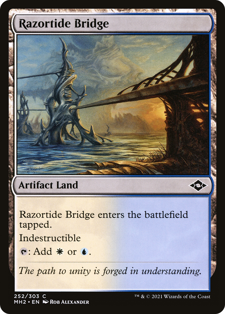 Razortide Bridge (MH2-252) [Modern Horizons 2] Foil