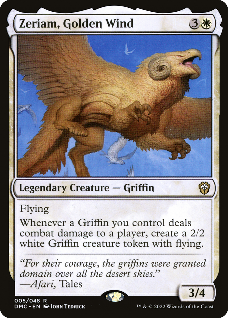 Zeriam, Golden Wind (DMC-005) [Dominaria United Commander]