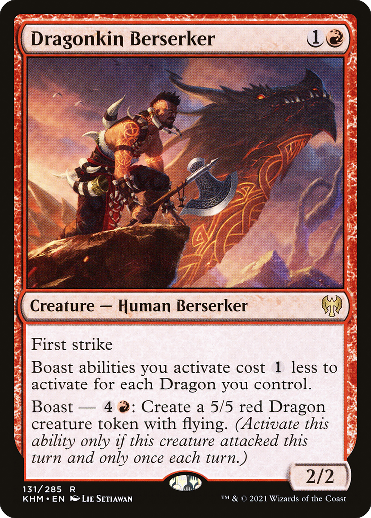 Dragonkin Berserker (KHM-131) [Kaldheim]