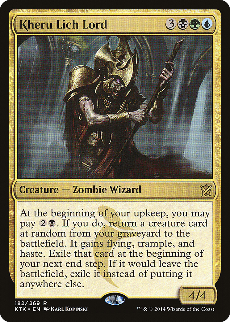 Kheru Lich Lord (KTK-182) [Khans of Tarkir]