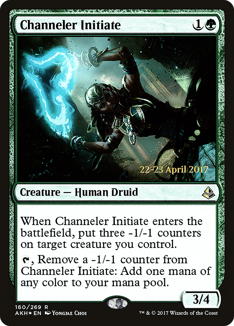 Channeler Initiate (PRE-160S) [Amonkhet Promos] Foil