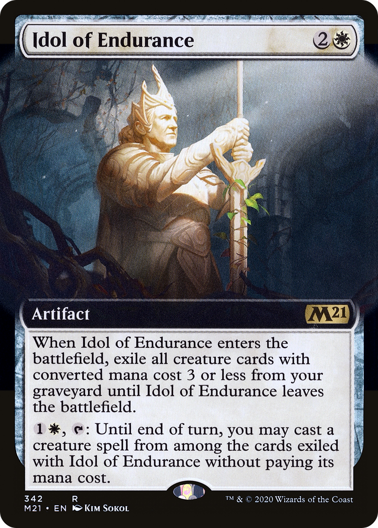 Idol of Endurance (Extended Art) (M21-342) [Core Set 2021]
