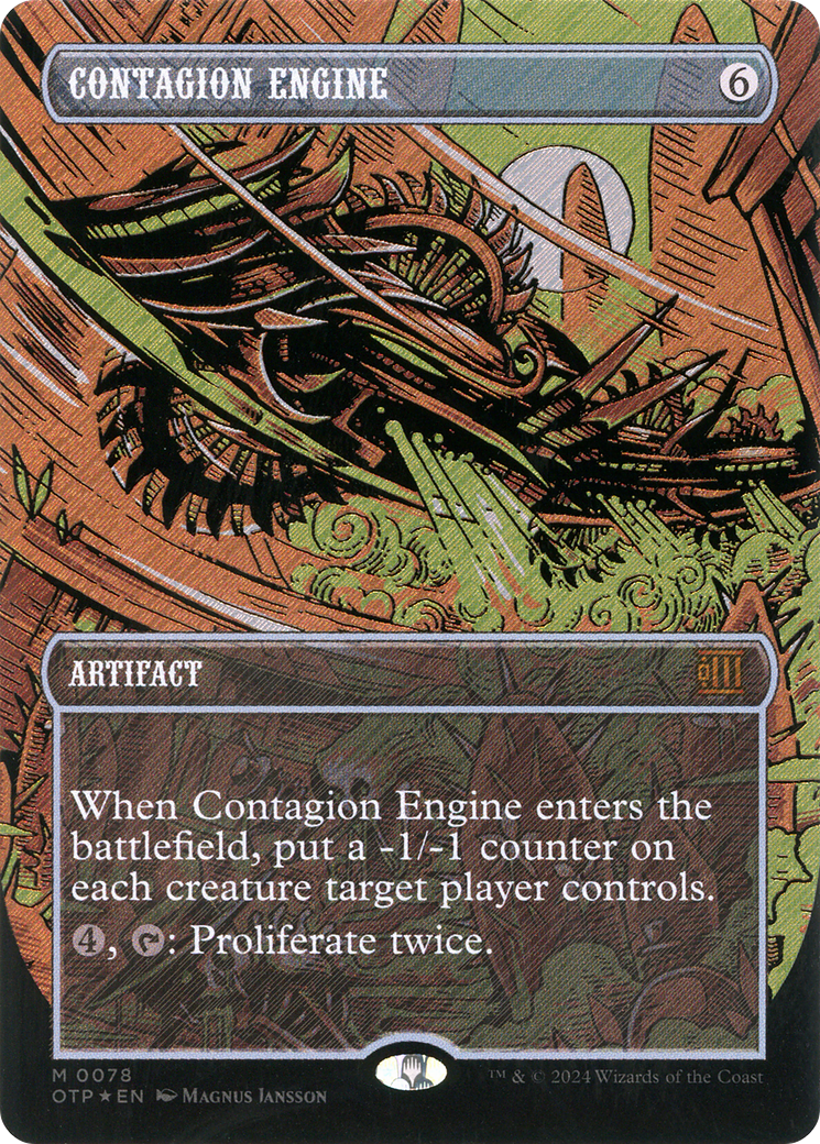 Contagion Engine (OTP-078) [Breaking News] (Borderless) Foil