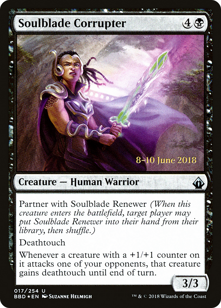Soulblade Corrupter (LARP-17S) [Battlebond Promos] Foil