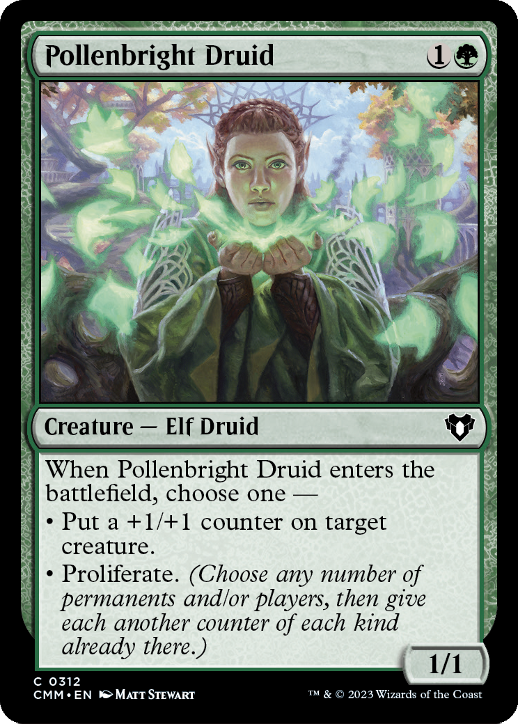 Pollenbright Druid (CMM-312) [Commander Masters]