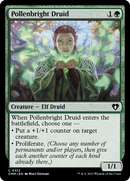 Pollenbright Druid (CMM-312) [Commander Masters] Foil