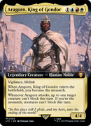 Aragorn, King of Gondor (LTC-085) [Tales of Middle-earth Commander]: (Extended Art) Foil