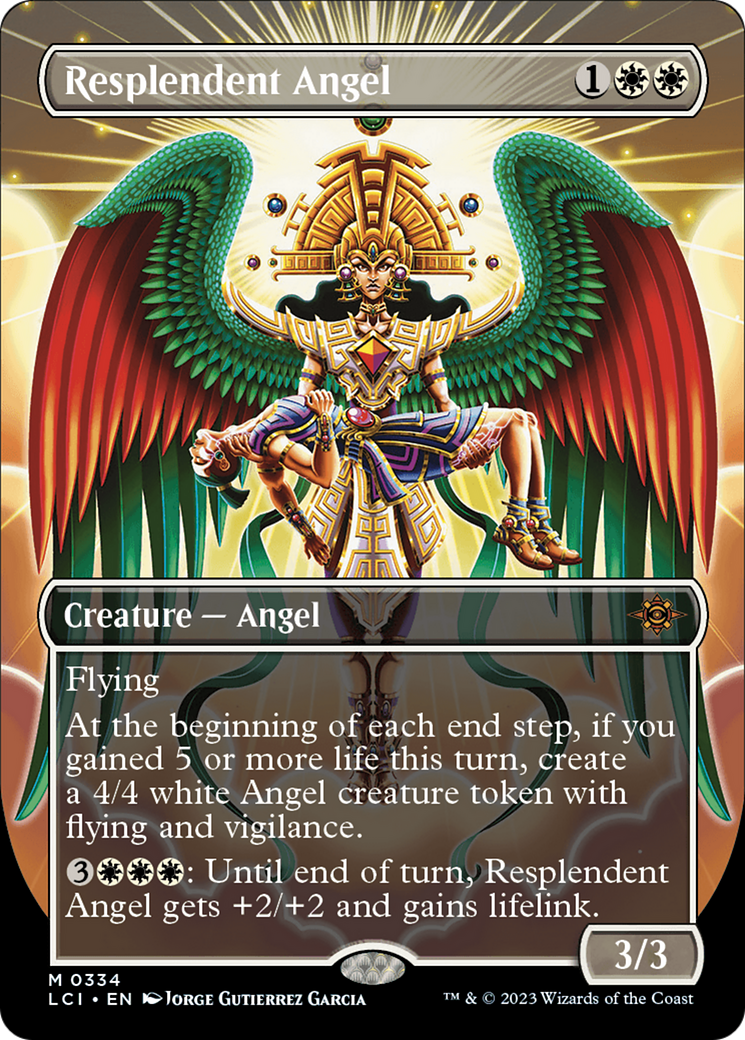 Resplendent Angel (LCI-334) [The Lost Caverns of Ixalan] (Borderless)