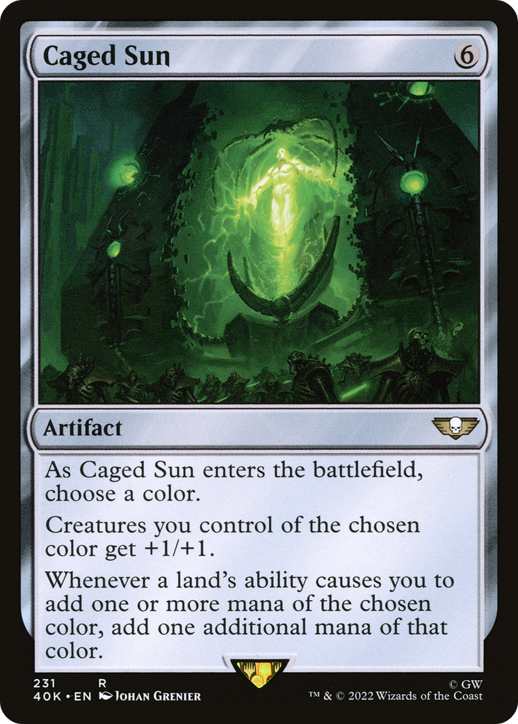 Caged Sun (40K-231) [Warhammer 40,000 Commander]
