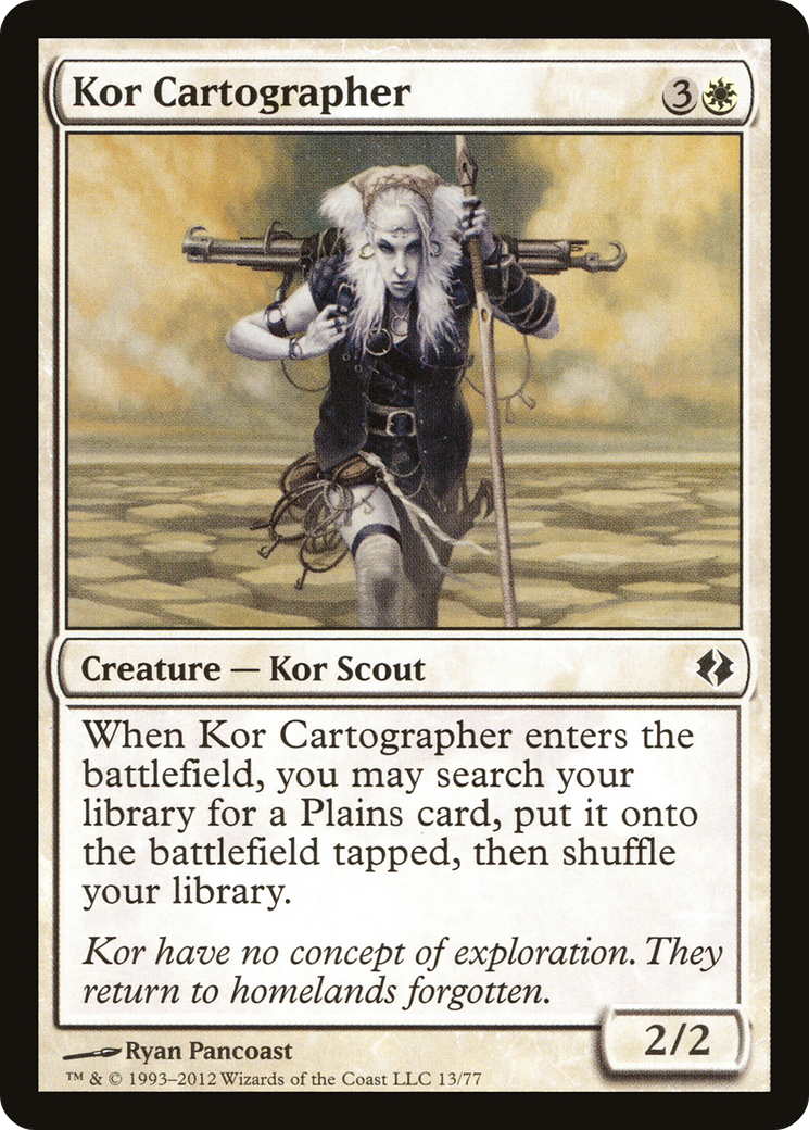 Kor Cartographer (DDI-013) [Duel Decks: Venser vs. Koth]