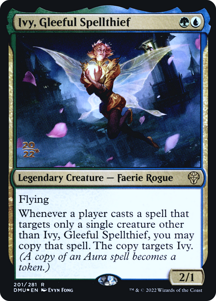 Ivy, Gleeful Spellthief (PRE-201) [Dominaria United Promos] Foil