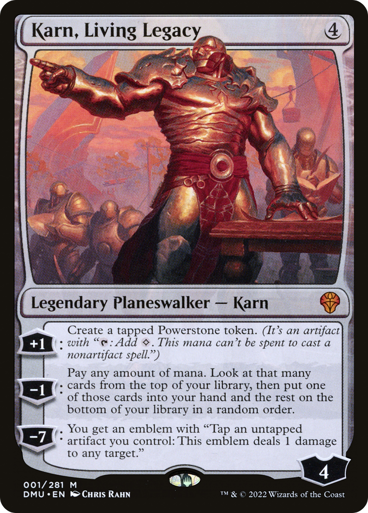 Karn, Living Legacy (DMU-001) [Dominaria United]