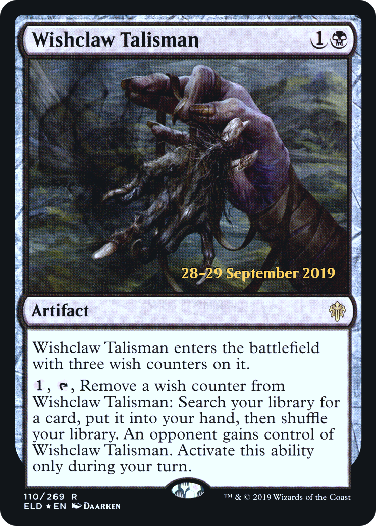 Wishclaw Talisman (PRE-110S) [Throne of Eldraine Promos] Foil