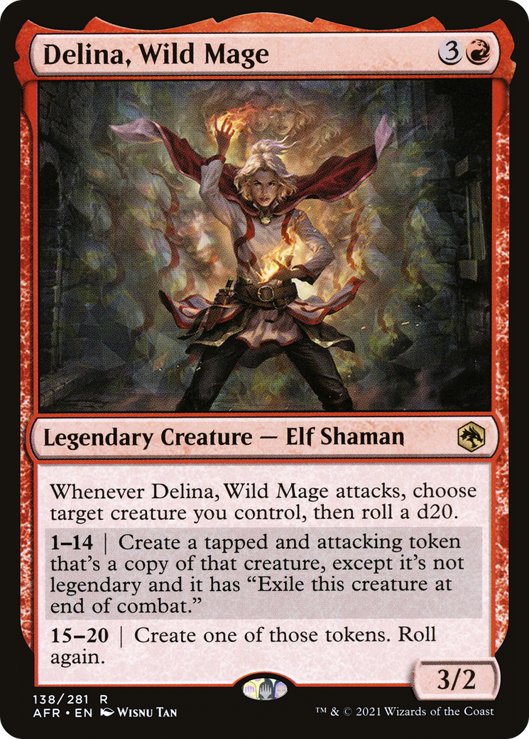 Delina, Wild Mage (AFR-138) [Adventures in the Forgotten Realms]