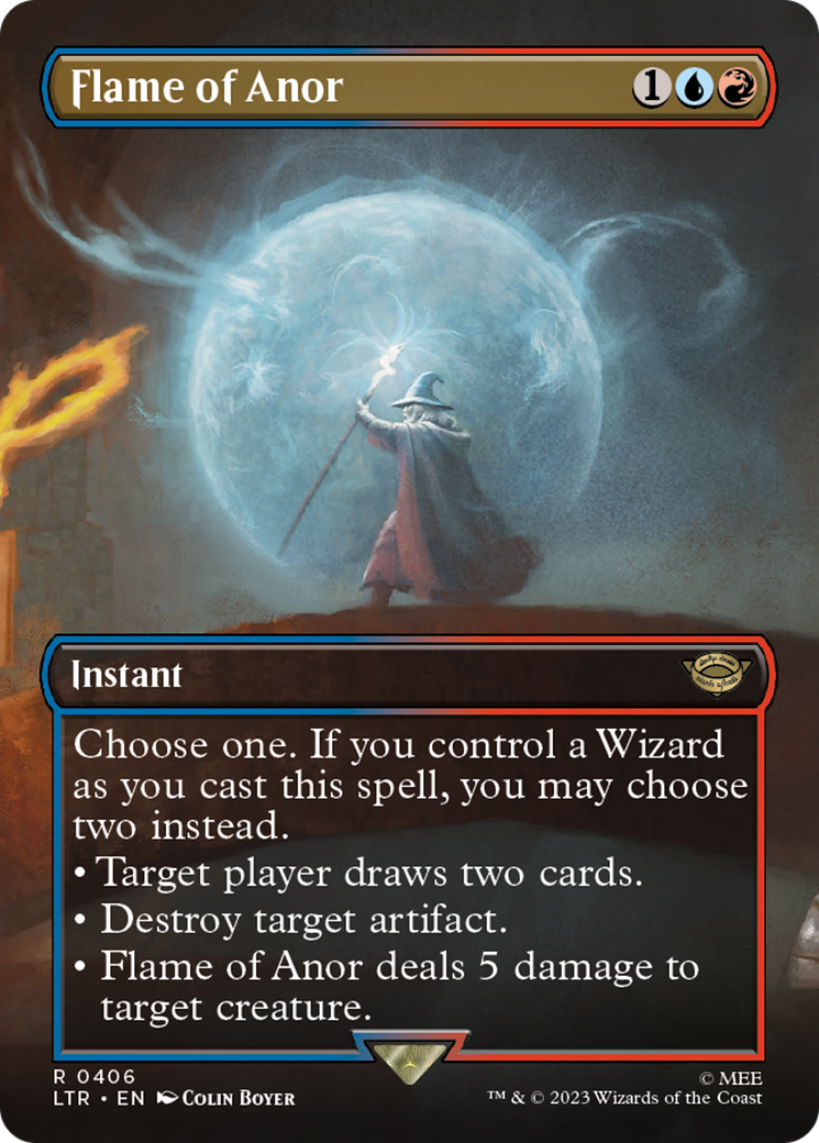 Flame of Anor (LTR-406) [The Lord of the Rings: Tales of Middle-earth] (Borderless) Foil