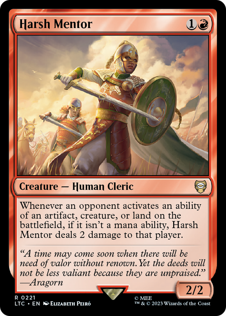 Harsh Mentor (LTC-221) [Tales of Middle-earth Commander]