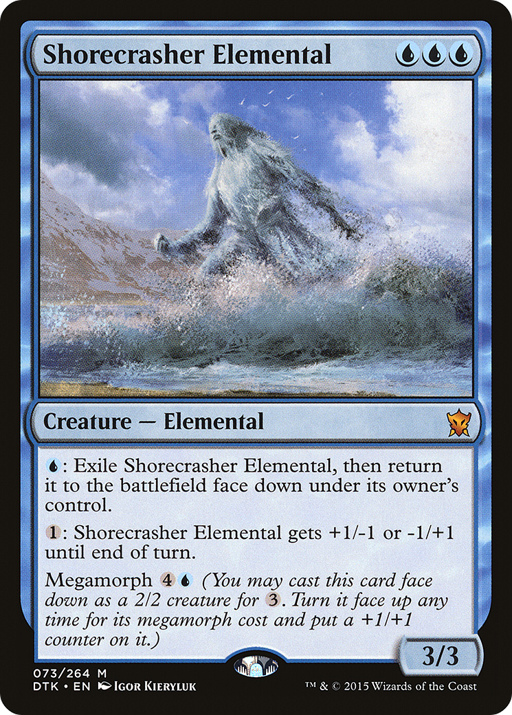 Shorecrasher Elemental (DTK-073) [Dragons of Tarkir]