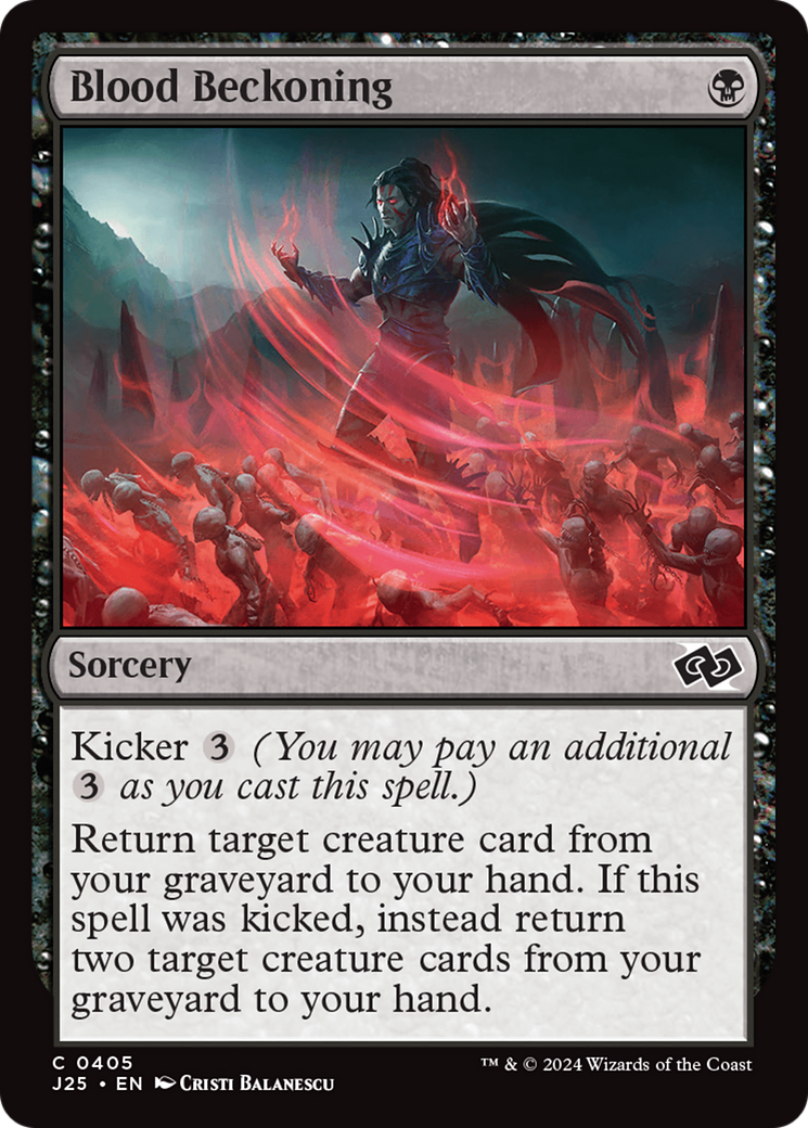 Blood Beckoning (J25-405) [Foundations Jumpstart]