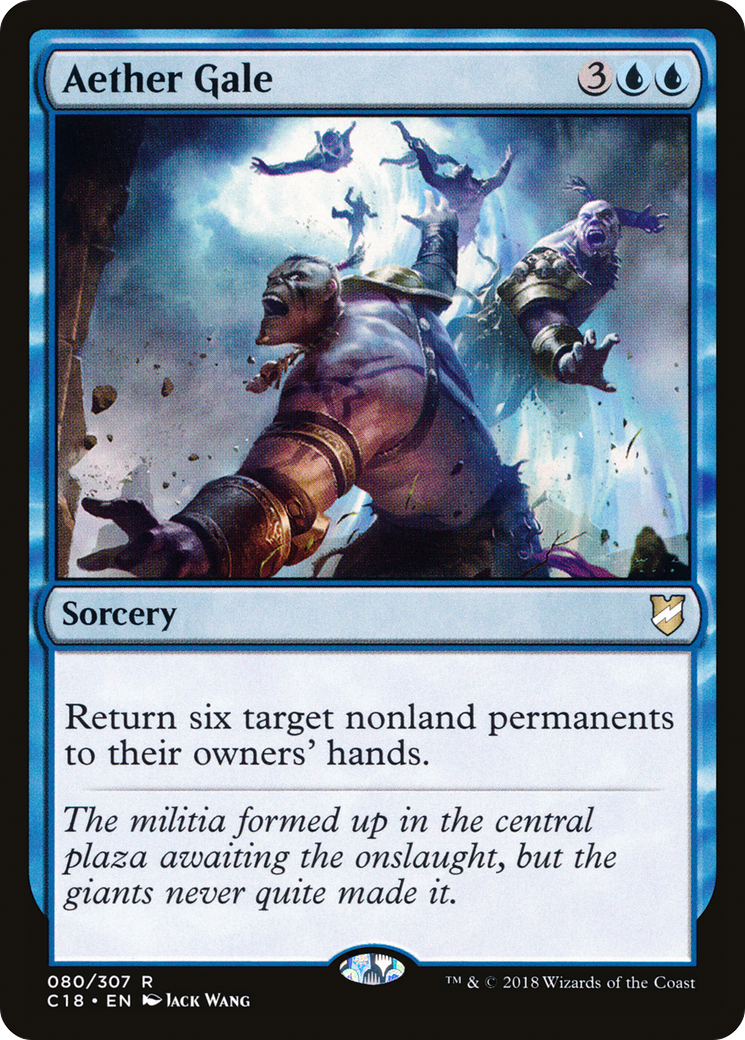 Aether Gale (C18-080) [Commander 2018]